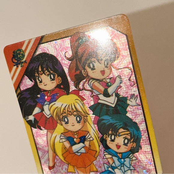 Sailor Moon Vintage Holographic Sticker Card - Picture 3 of 6